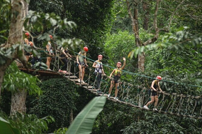 Sky Hawk Zipline Adventure with Optional ATV in Chiang Mai - Eighteen ziplines through the forest