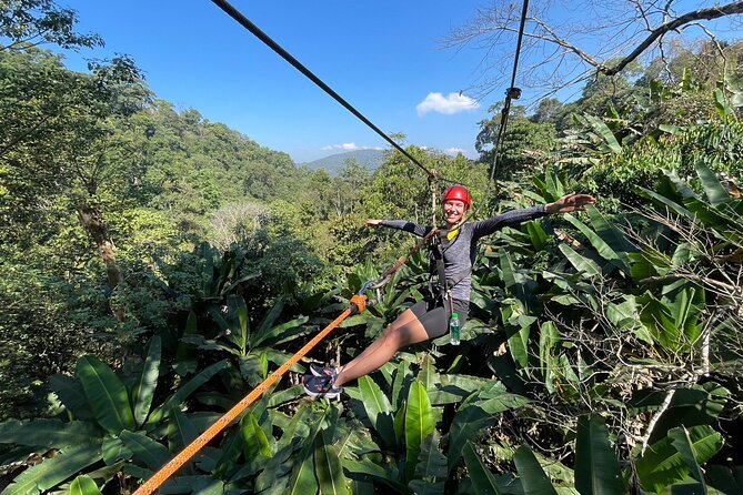 Sky Hawk Zipline Experience in Chiang Mai - Safety training before the first zipline