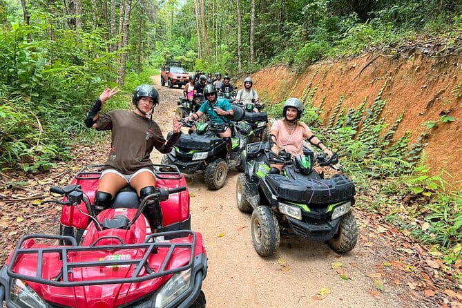 Sky High Zipline and Wang Sai Waterfall Views on Koh Phangan - Sky Bridge views from above the valley