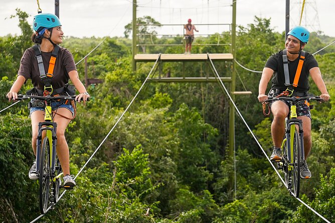 Sky Trail: Sky Bike, Tarzania, Bungee Swing & Zip Line with lunch - Six zip lines keep the action moving