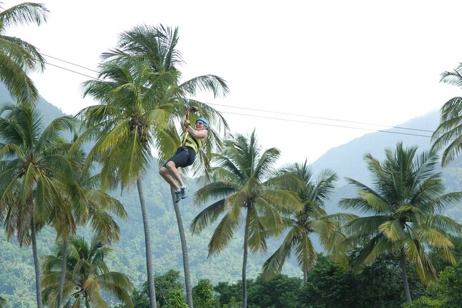 Soufriere Catamaran Excursion with Zip Lining from Castries - Group size, fitness, and family suitability