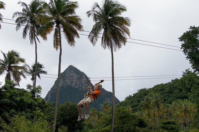 Soufriere Catamaran Excursion with Zip Lining from Castries - Leaving Rodney Bay for the St. Lucian coast