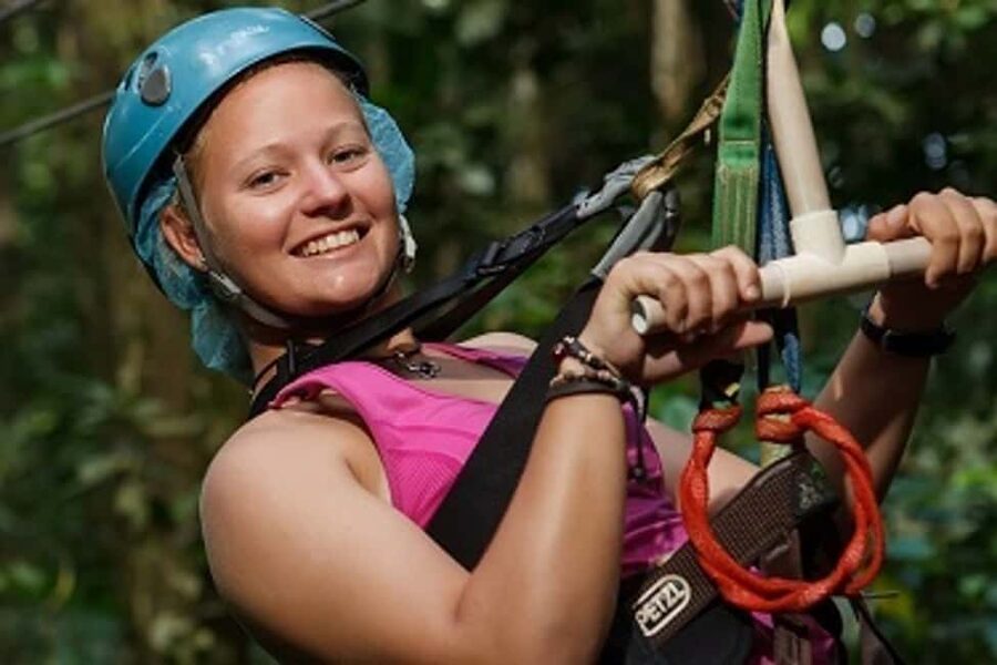 St Lucia Ultimate 3 Package: Aerial Tram Zip Line & Hiking - The short hike adds the forest detail