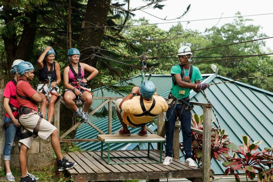 St Lucia Ultimate 3 Package: Aerial Tram Zip Line & Hiking - The guides shape the experience