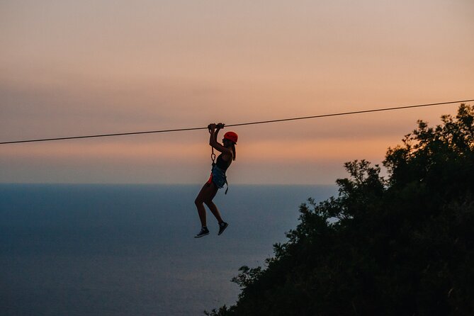 Sunset Zipline Dubrovnik Experience - The sunset stop on Mount Srđ