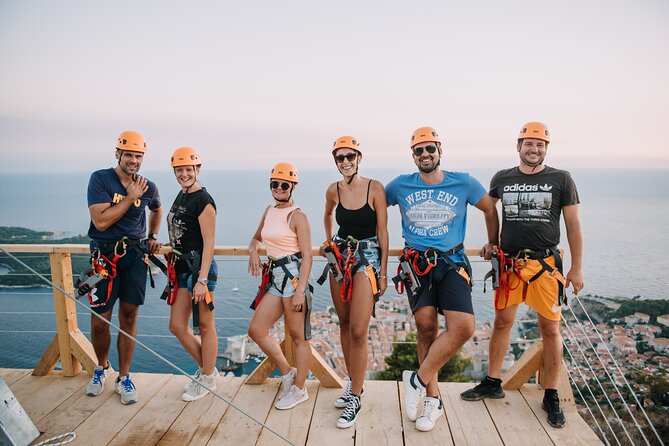 Sunset Zipline Dubrovnik Experience - The safety briefing and practice line