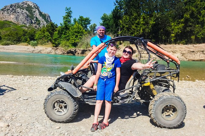 Super Combo 4in1 Rafting, Jeep, Buggy & Zipline f/Alanya - Lunch is useful, drinks cost extra