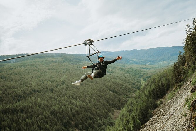 Superfly Ziplines on Cougar Mountain - includes 4 ziplines! - Safety for first-timers and nervous participants