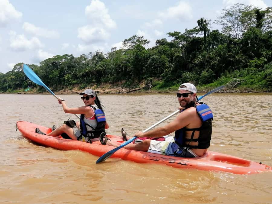 Tambopata: Zipline Adventure & Kayak to Monkey Island - The 190-meter zipline circuit