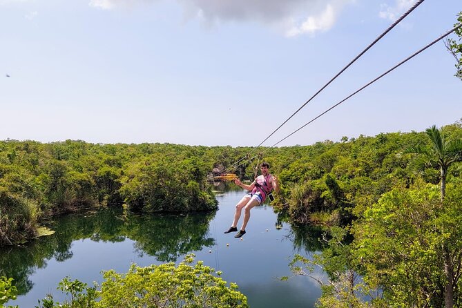 Tankah Mayan Village Zipline Nature Park - Sharing a Mayan lunch and local community time