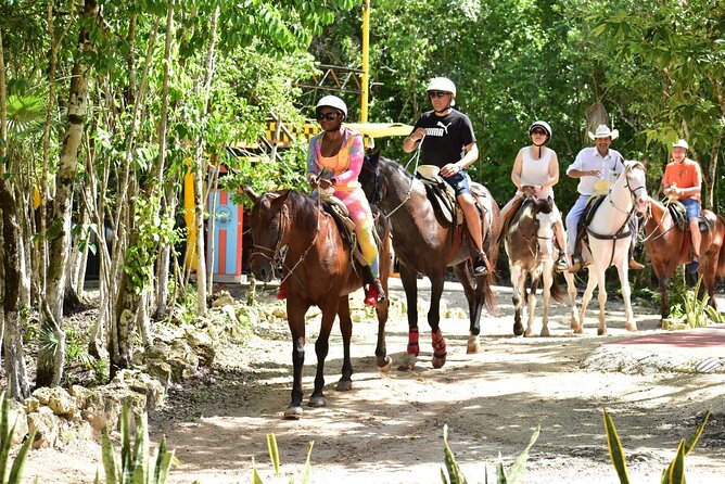Tequila Tasting, Horseback Riding,ATV, Ziplines Cenote and Lunch - Horseback riding: pleasant but notably brief