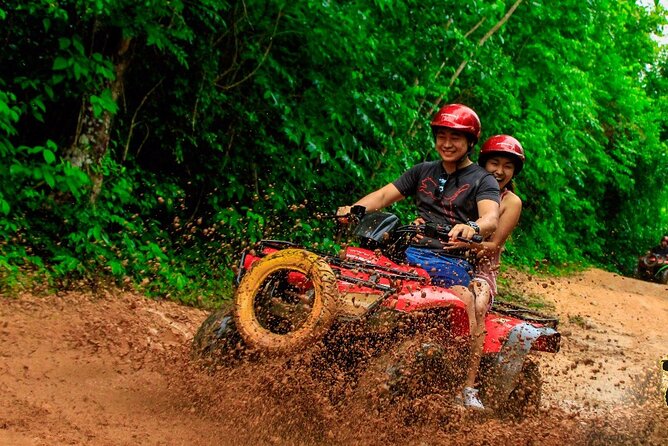The Best Adrenaline Park! ATV´s Ziplines & Cenote swim experience from Cancun - Who will enjoy this outing most