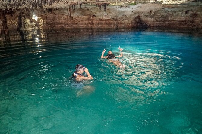 The best ATV tour with ziplines and Cenote swim day! - ATV riding through the jungle