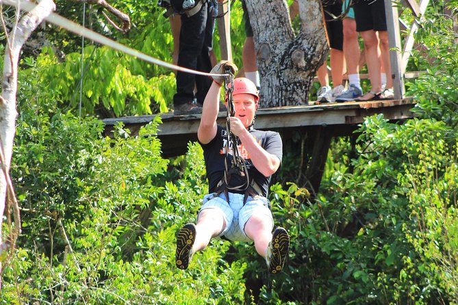 The best ATVs, zipline, cenote tour with lunch and transportation - ATV riding on Honda 250 and Yamaha 350 machines