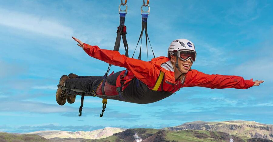 The Falcon : Superman ride with Mega Zipline Iceland - Staff, language, and group size