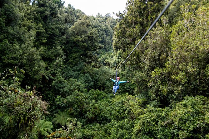 The Ultimate Canopy Zipline Experience Private Tour From Auckland - Swing bridges, spiral stairs, and the 50-meter cliff walk
