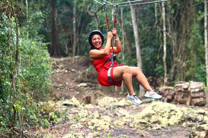 Thrills in Tulum's Jungle: Rappel, Ziplines, ATVs, Cenote & more - ATV trails through the Tulum jungle