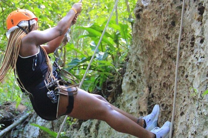 Thrills in Tulum's Jungle: Rappel, Ziplines, ATVs, Cenote & more - Lunch is filling but not flexible
