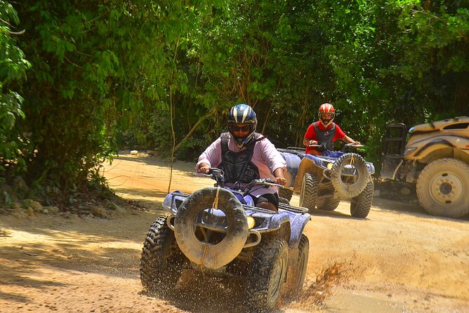 Top ATV's in Mexico includes Cenote, Ziplines, snack & transport. - The Cenote Stop: Refreshing, But Not a Grand Underground Cave
