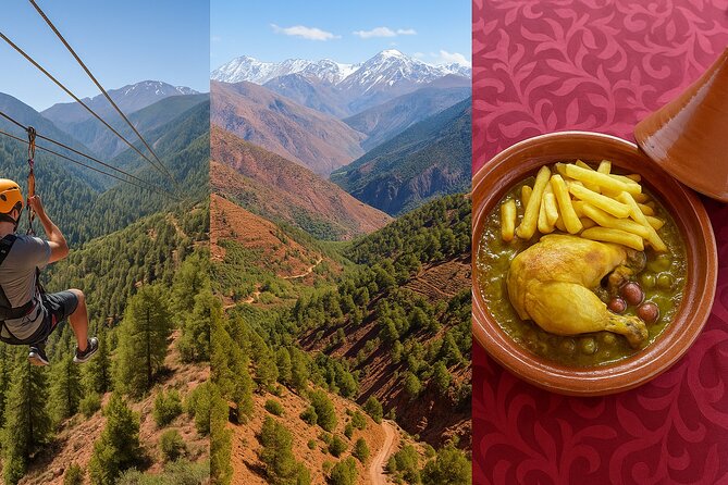 Top Rated Atlas Mountains Zipline from Marrakesh - Flying across valleys and pine forests
