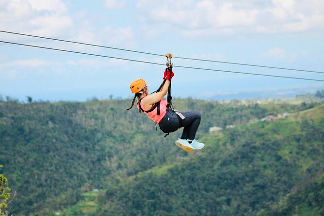 Toro Verde 7-Zipline Tour Plus the Beast with Pickup - Getting fitted at Toro Verde