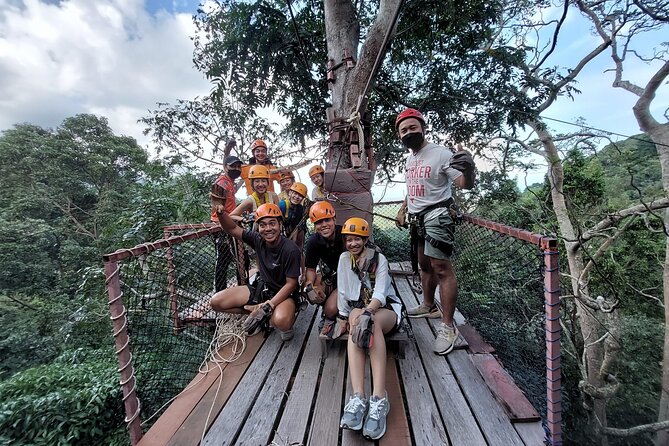 Tree Bridge Cafe And Zipline - Jungle Flight Adventure in Koh Samui - The zipline course, from shorter runs to bigger views