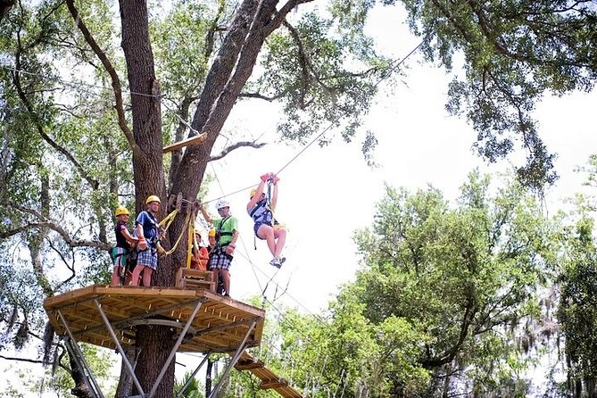 Treetop Express Zip Line Tour with 5 Zip Line Flights & 2 Sky Bridges Included - The practice flight makes a real difference