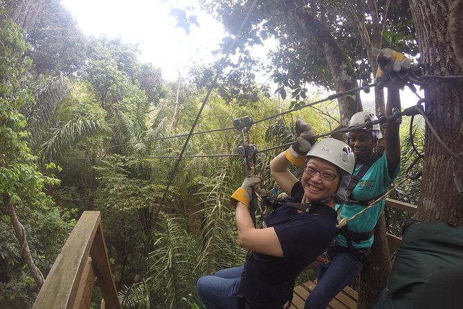 Trinidad Zipline Adventure - A beach swim after the treetops