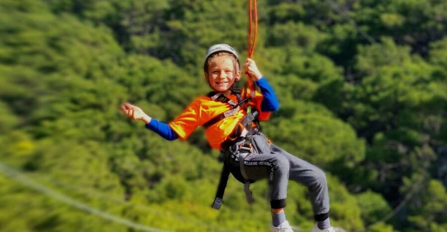Tučepi: Zip Line Experience - Reaching Gornje Tučepi from the coast