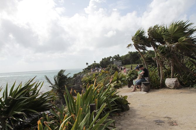 Tulum Adventure (archeological zone-Atv-ziplines-cenote-lunch-drinks-rappel) - Tulum ruins beside the sea