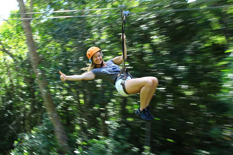 Tulum: ATV, Cenote, Zip lining and Rappelling Experience - Rappelling beside ancient tree roots