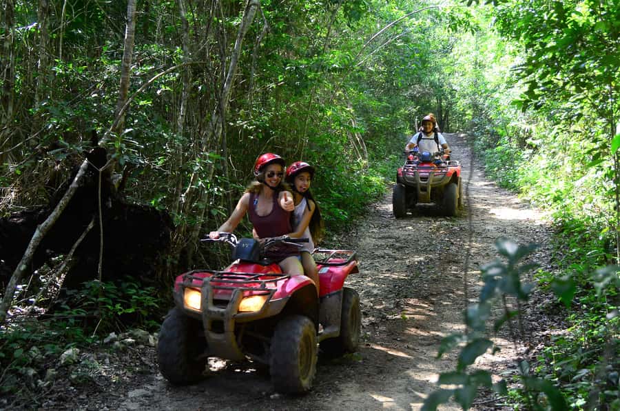 Tulum: ATV, Cenote, Zip lining and Rappelling Experience - Pickup from 14 Riviera Maya locations