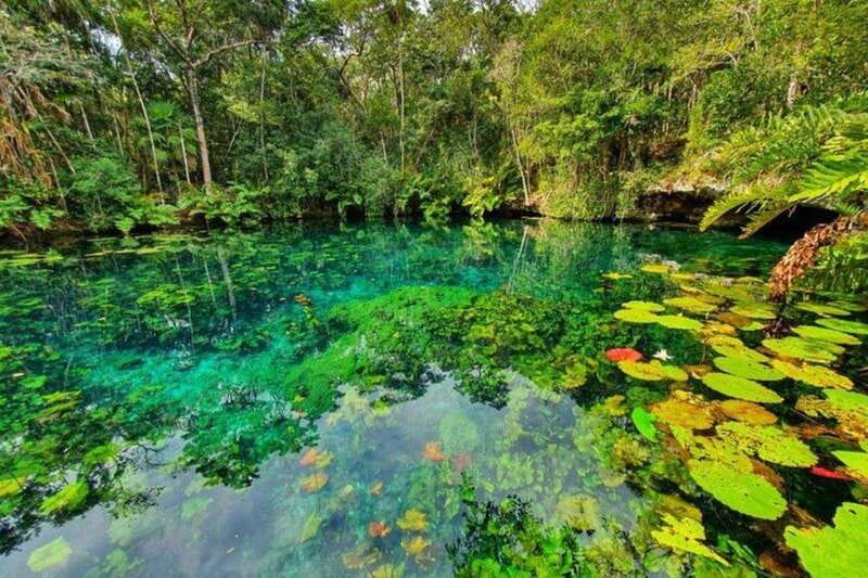 Tulum: Half-Day Adventure Zip line Cenote in Mayan Community - Three ziplines through the treetops