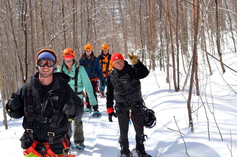 Tyroparc: Mega Ziplines and Hiking in the Laurentians - Hiking first through Mont Catherine forest