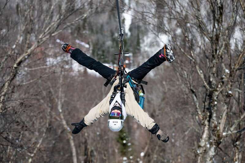 Tyroparc: Mega Ziplines and Hiking in the Laurentians - Four ziplines high above the Laurentians