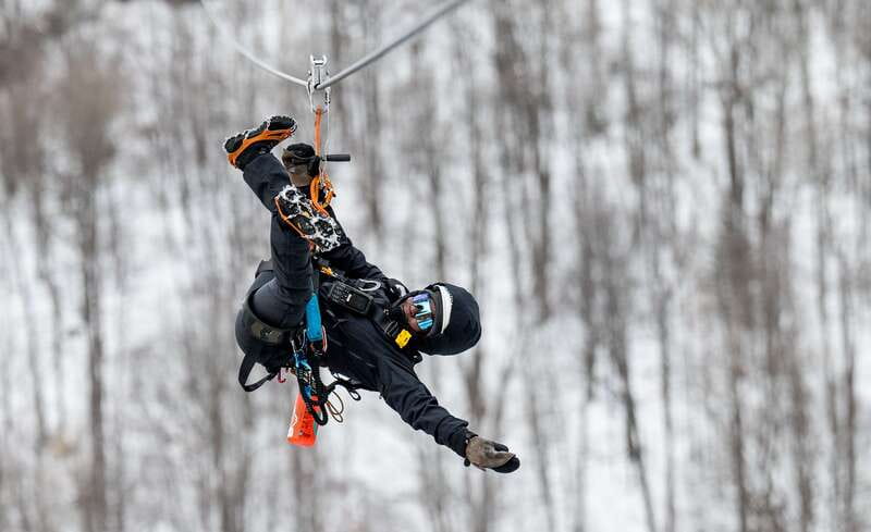 Tyroparc: Via Ferrata Guided Tour and Zipline Combo Ticket - Choosing the four-zipline version