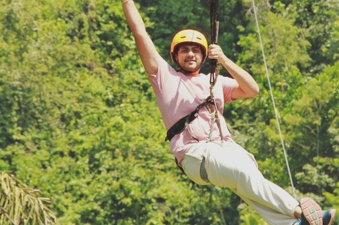 Ubud Half Day Zipline and Jungle Swing - A quick zipline over the fields