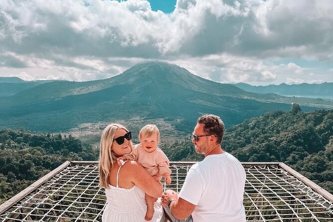 Ubud Rice terrace,Zip-line and waterfall - A private car and an English-speaking driver