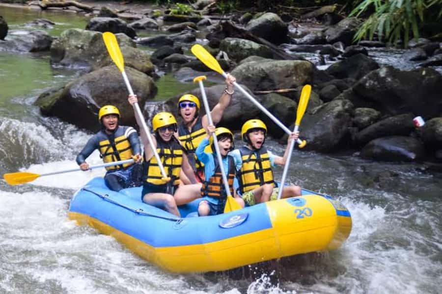 Ubud: Zip-line Adventure, River Rafting & Rice Terraces Tour - The zip-line: quick thrills above the jungle