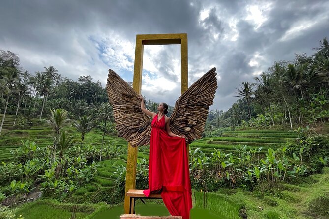 Ubud: Zipline, Bali Swing, and Sky Bike in a Private Rice Terrace - The zipline gives you the clearest rush