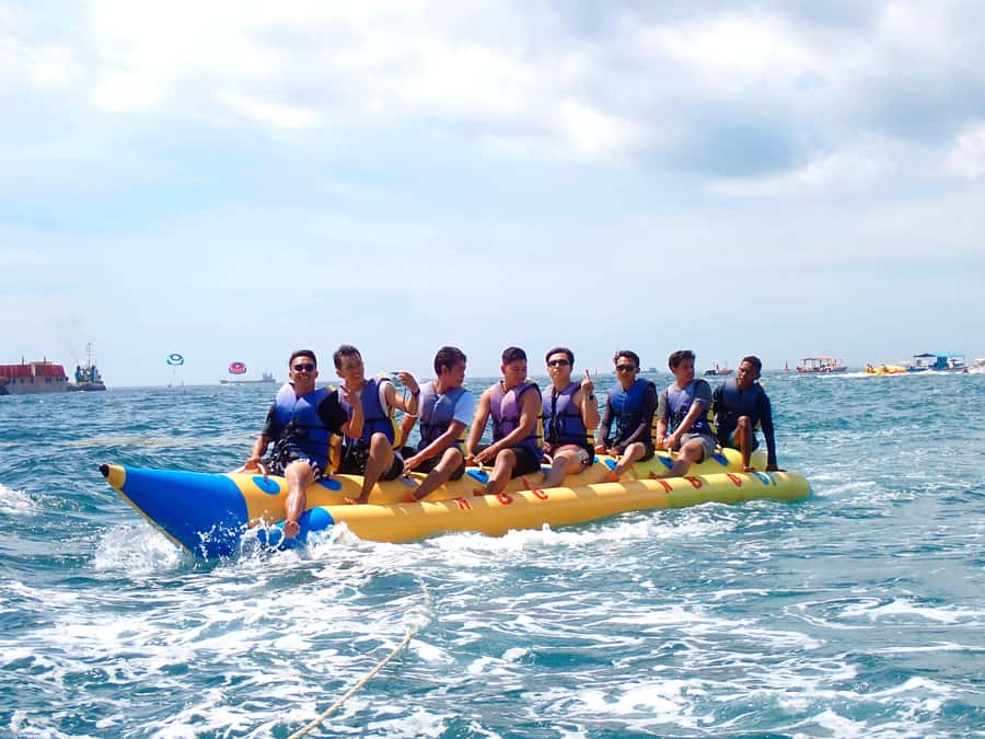 Ubud Zipline & Watersport (Jetski, Parasailing, BananaBoat) - Starting at the beach with three quick thrills