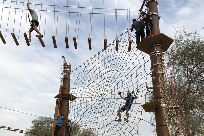 Up to 4 Hour Admission on our Ziplines and Ropes Courses. - Leaving Dubai’s City Center for Mushrif Park