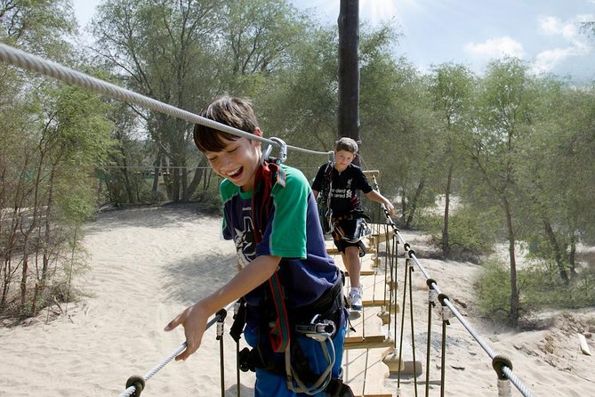 Up to 4 Hour Admission on our Ziplines and Ropes Courses. - Heat, Clothing, and Physical Demands
