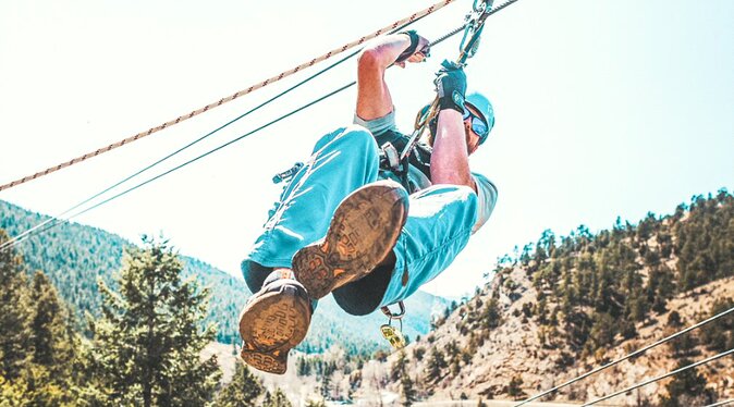 Upper Clear Creek Whitewater Rafting plus Cliffside Zipline from Idaho Springs - Two mountain adventures in one day