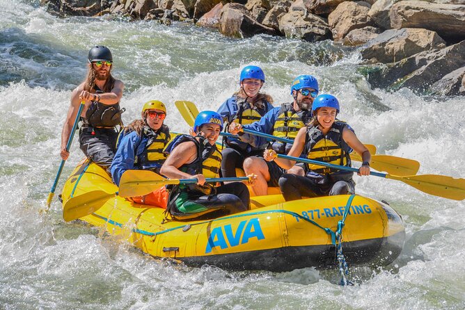 Upper Clear Creek Whitewater Rafting plus Cliffside Zipline from Idaho Springs - Lunch on Historic Miner Street