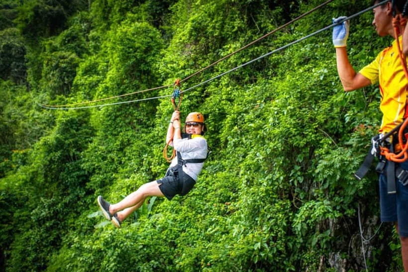 Vang Vieng: Day Tour with Kayaking, Ziplining, and Rafting - What the $55 price covers in Vang Vieng