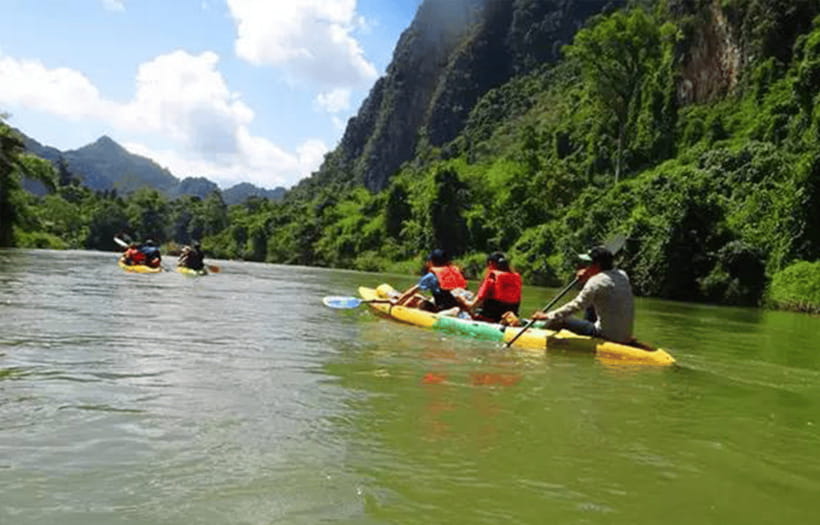 Vang Vieng: Day Tour with Kayaking, Ziplining, and Rafting - Tham Chang Cave: the most unusual stop