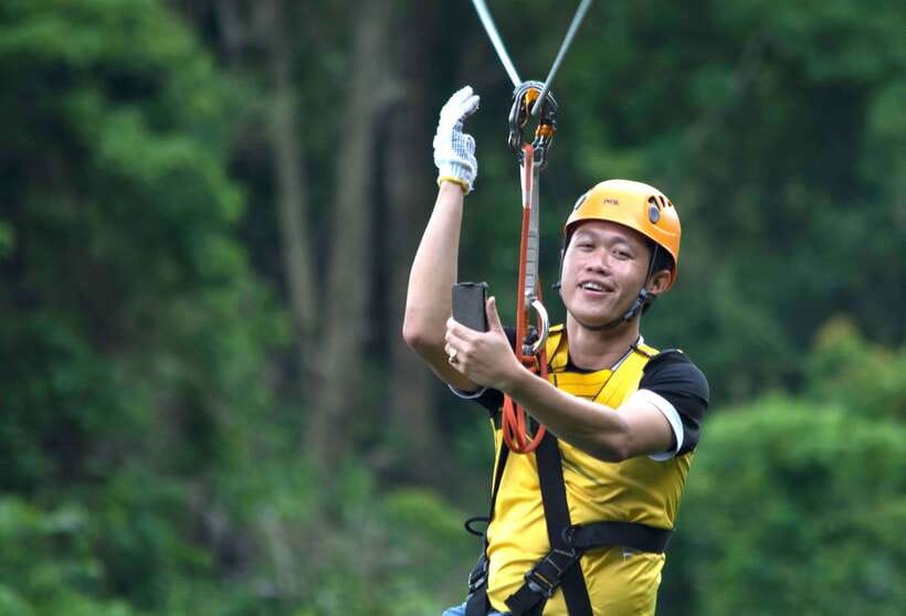 Vang Vieng: Half-Day Zip Lining with Cave Exploration Option - Adding Tham Nam None Cave and Tube Ride