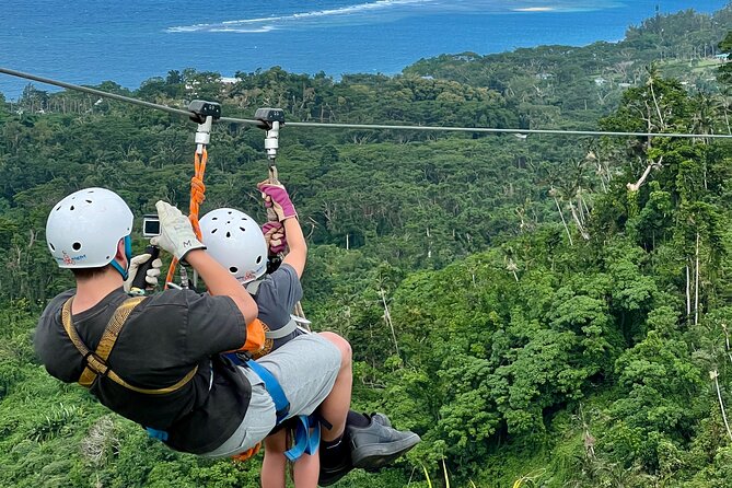 Vanuatu Jungle Zipline, Swing and Skybridge Combo with Transfer - Three Port Vila thrills in about four hours