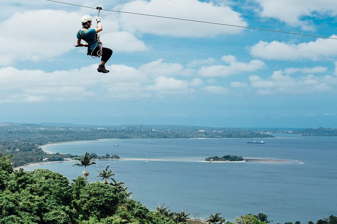 Vanuatu Jungle Zipline with Transfers - From Port Vila to the Summit Tropical Gardens